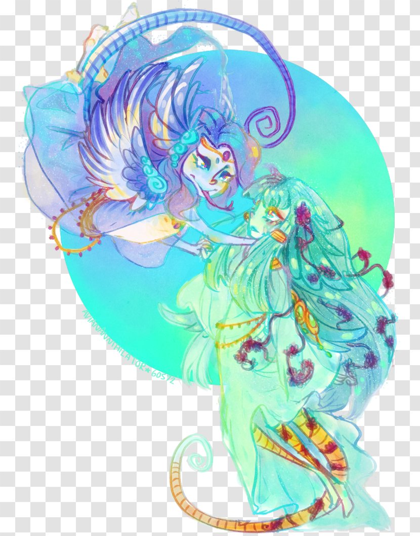 Costume Design Mermaid Organism - Animated Cartoon Transparent PNG