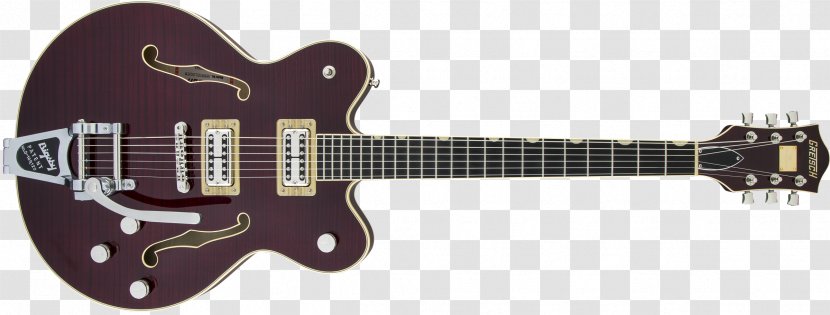 Gretsch Bigsby Vibrato Tailpiece Electric Guitar Semi-acoustic - Acoustic Transparent PNG