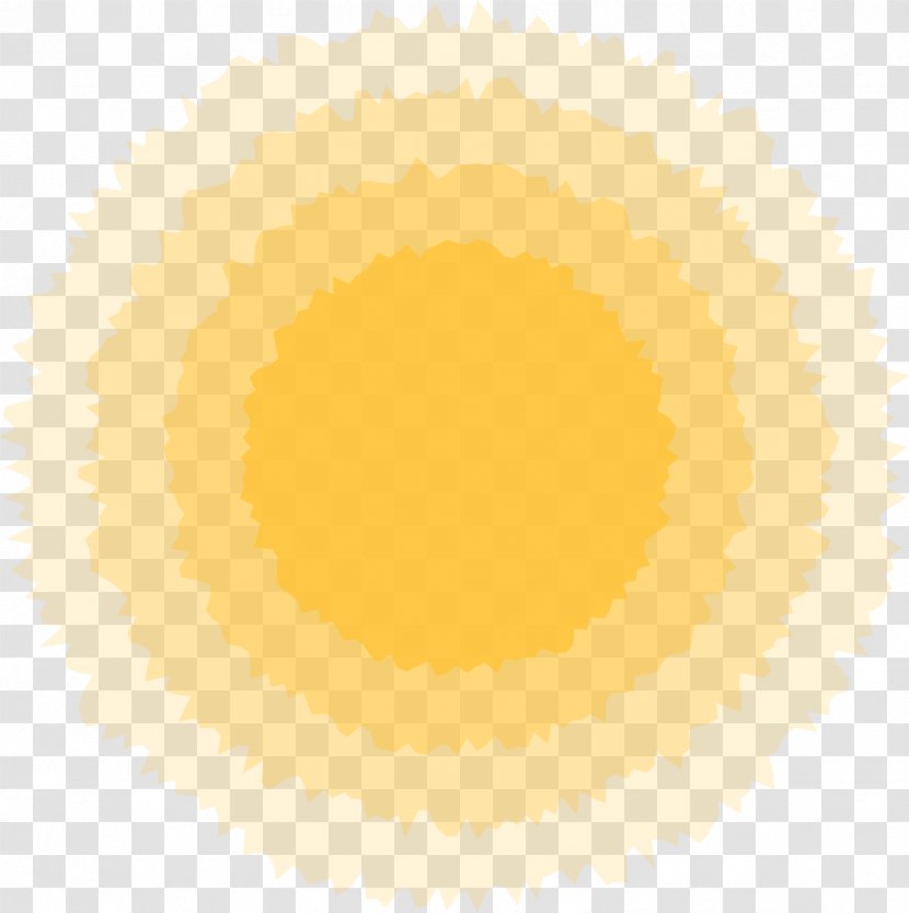 Yellow Circle Pattern - Orange - Sun Transparent PNG