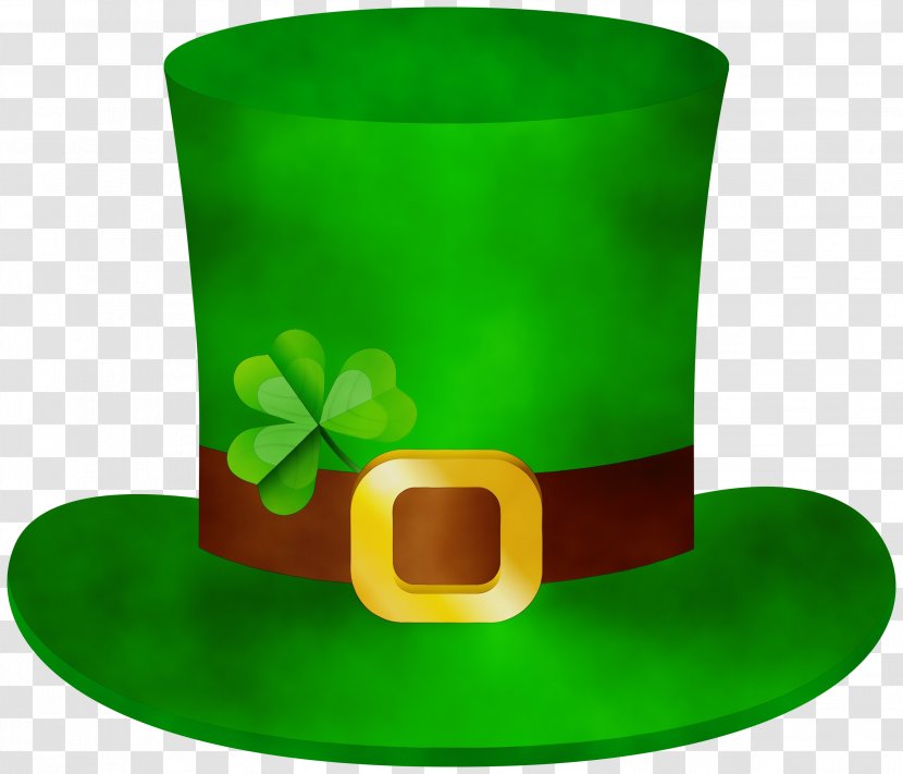 Saint Patrick's Day - Wet Ink - Costume Hat Transparent PNG