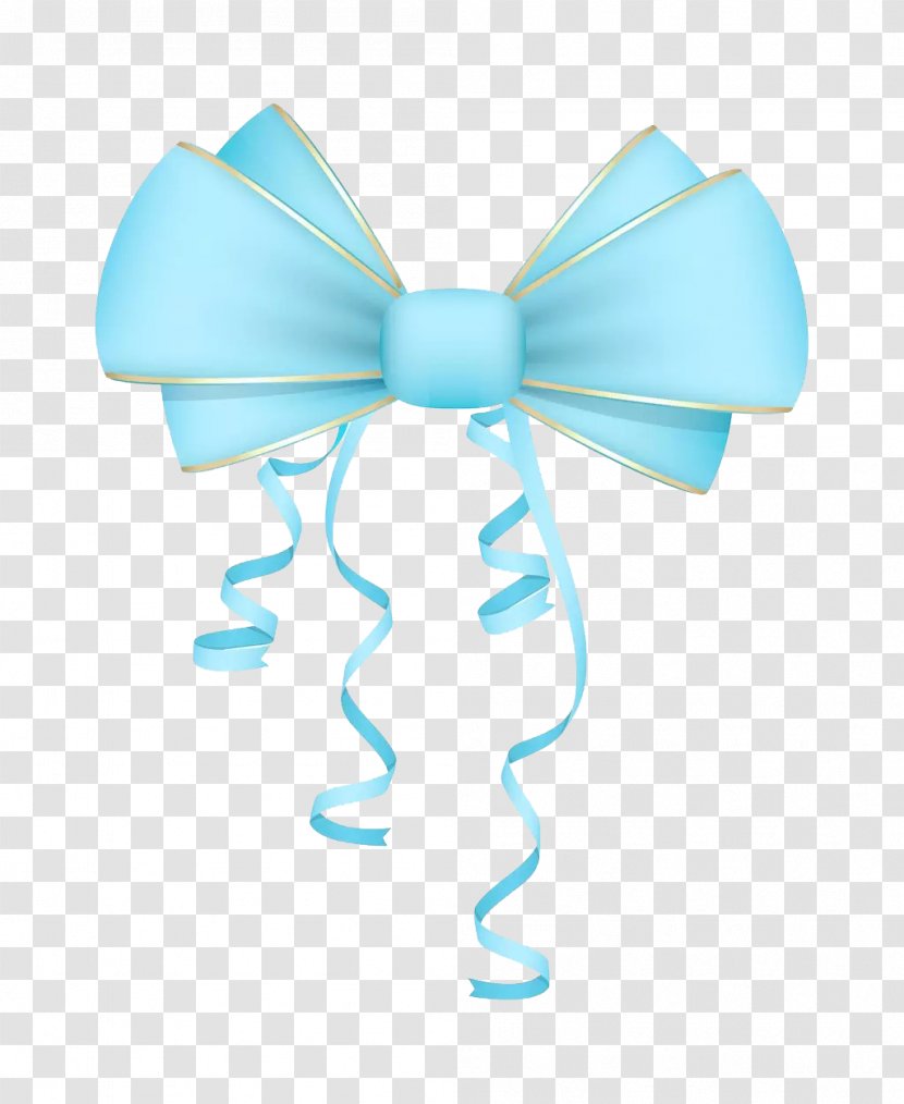 Blue Icon - Bow Transparent PNG