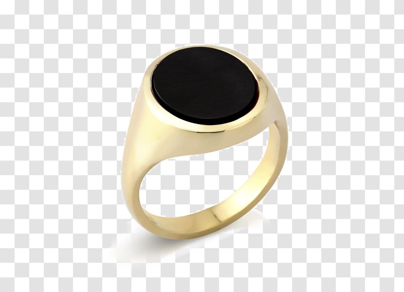 Onyx Ring Colored Gold Oval - Body Jewelry Transparent PNG