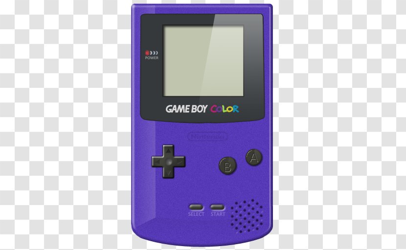 Game Boy Color Video Consoles - Handheld Console - Purple Transparent PNG