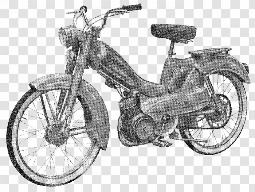 moped pedal bike