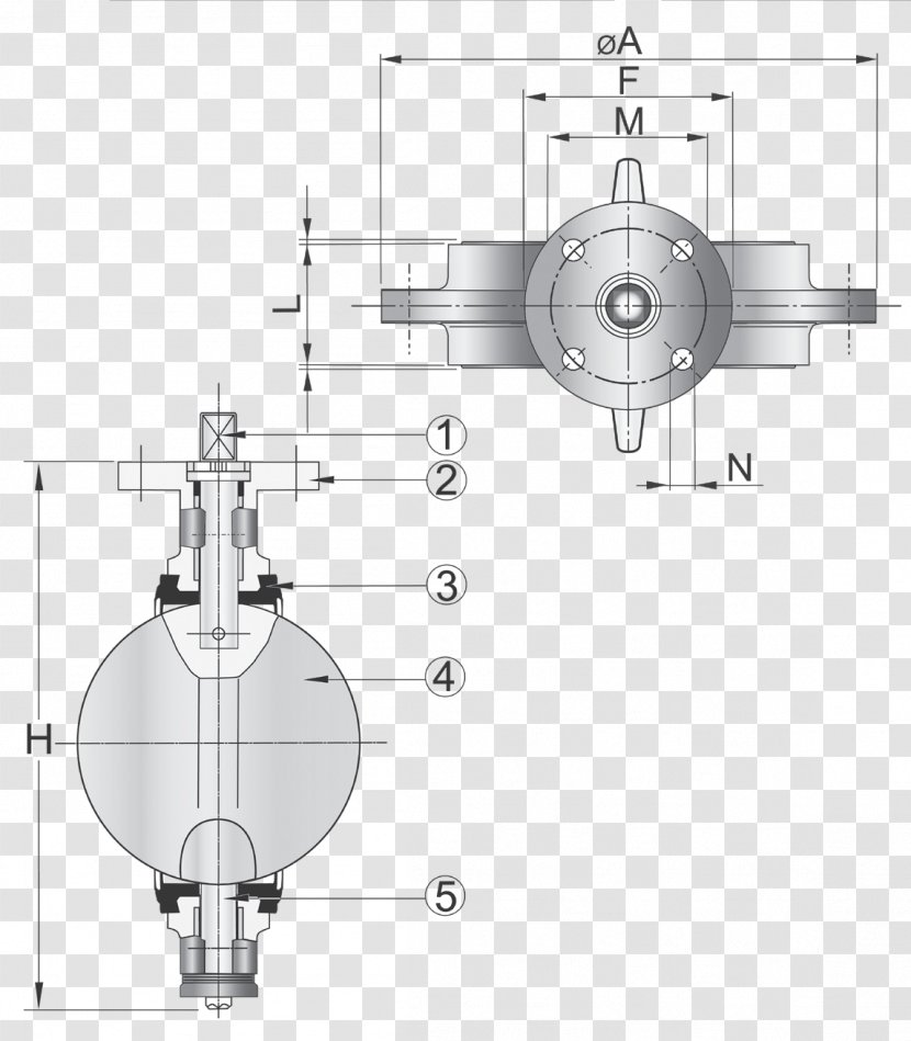 Butterfly Valve Technology Engineering Transparent PNG