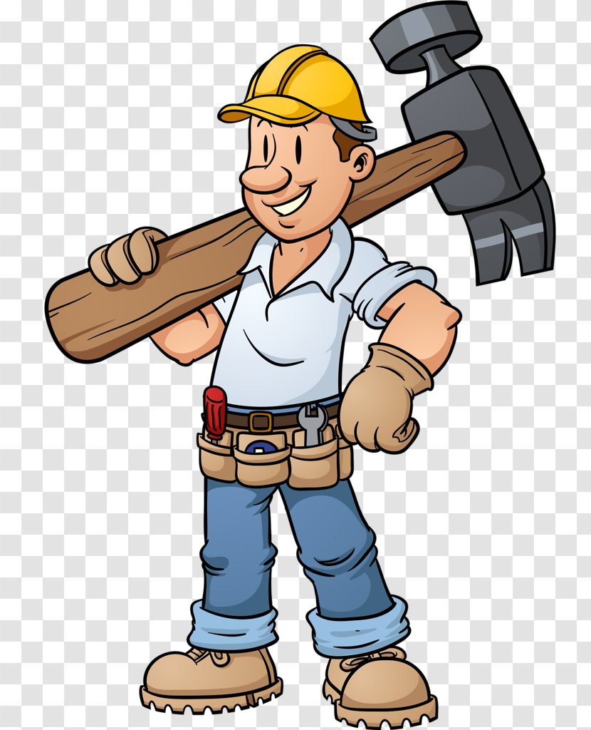 Architectural Engineering Construction Worker Hammer Clip Art - People Transparent PNG
