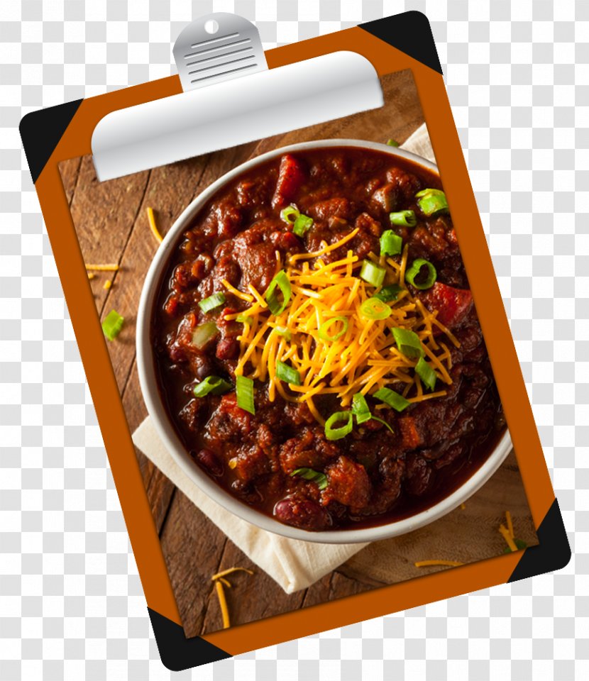 Chili Con Carne Hot Dog Recipe Dish Minestrone Transparent PNG