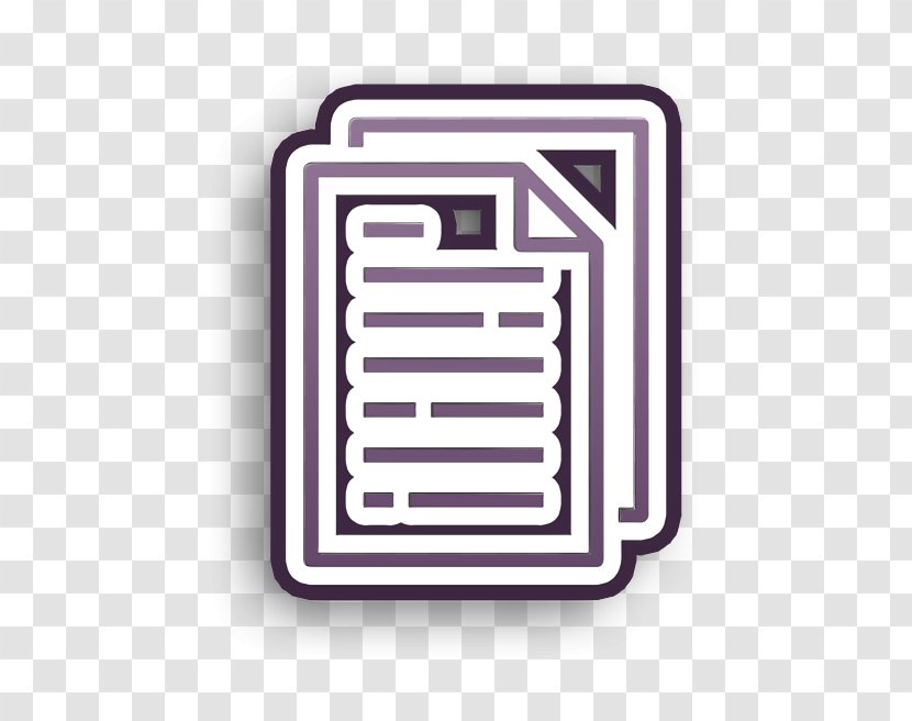 Document Icon Paper Office - Rectangle Logo Transparent PNG