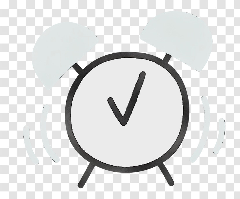 Alarm Clock Clock Line Meter Font Transparent PNG