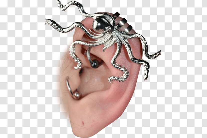 Octopus Charms & Pendants Necklace Body Jewellery Transparent PNG