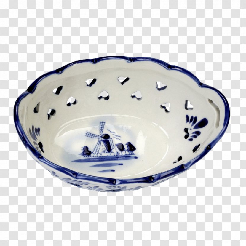 Cobalt Blue And White Pottery Bowl Tableware - Porcelain - Design Transparent PNG