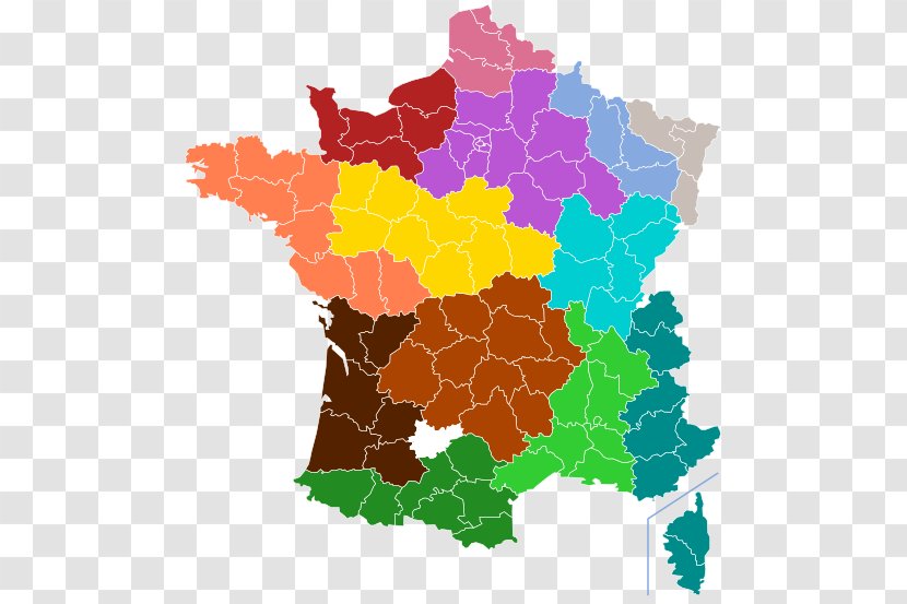 Languedoc-Roussillon-Midi-Pyrénées Regions Of France Map ISO 3166-2:FR Wikipedia - Hautsdefrance Transparent PNG