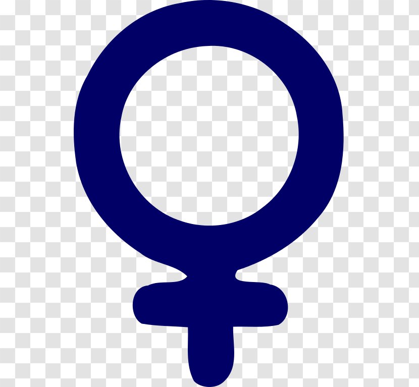 Gender Symbol Female Woman - Silhouette Transparent PNG