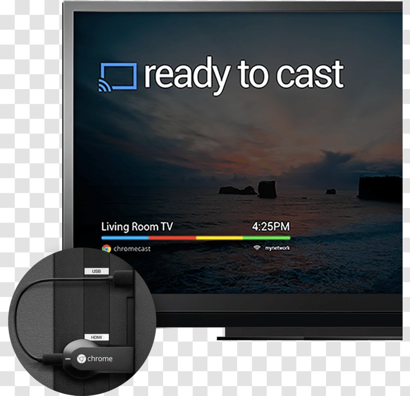 Chromecast Google Cast Chrome - 2nd Generation Transparent PNG
