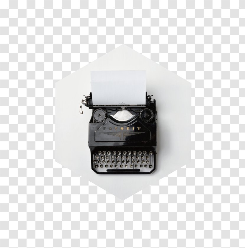 Typewriter Idea God Paper - Campus Recruitment Transparent PNG