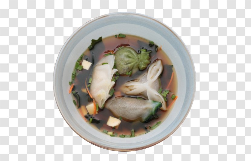 Miso Soup Tom Yum Nabemono Sushi - Dish Transparent PNG