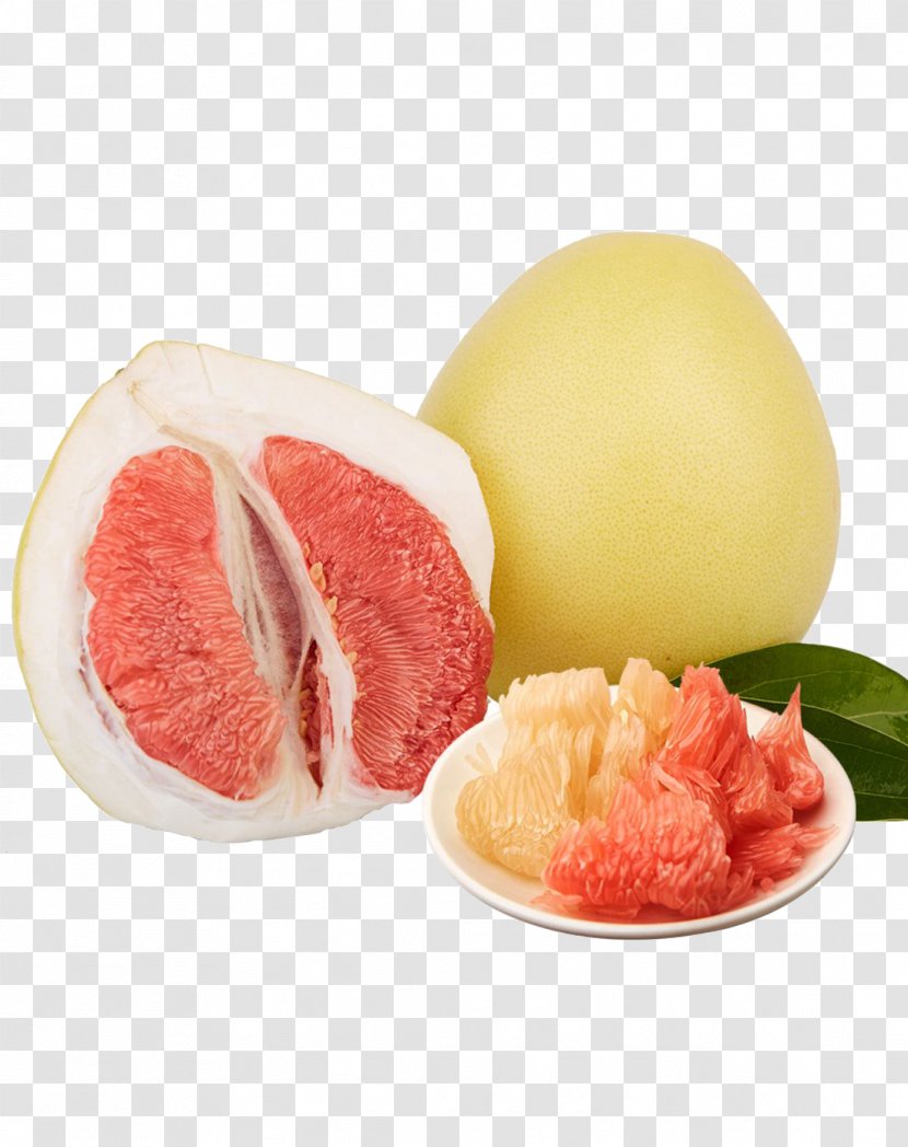 Grapefruit Yuja-cha Pomelo Red Meat - White - Peel Transparent PNG