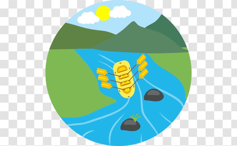 Rafting Rowing Clip Art - Yellow Transparent PNG