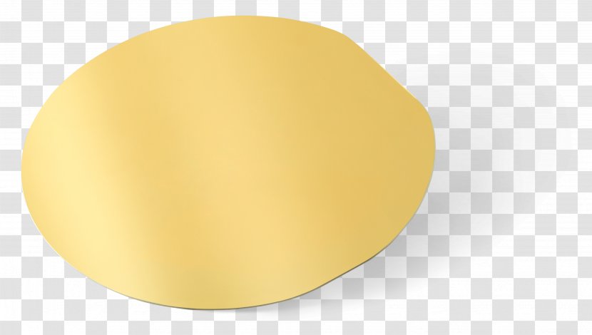 Yellow Material Circle - Wafer Transparent PNG