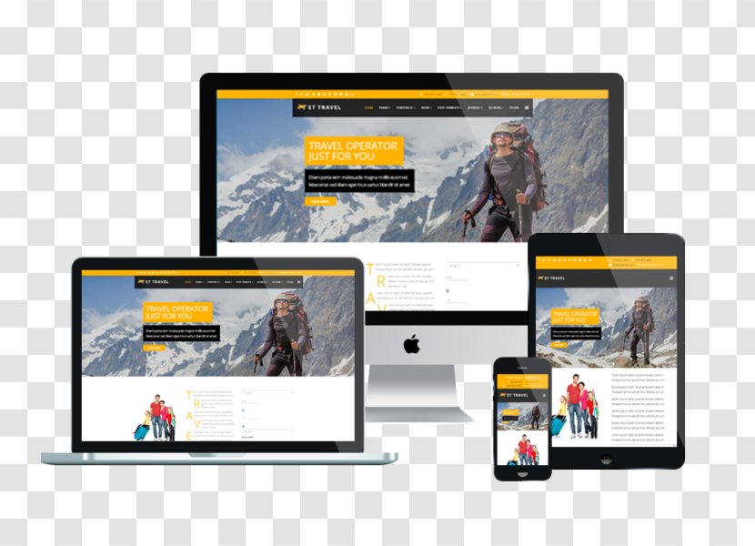 Responsive Web Design Joomla Template System Processor - Brand - Travel Transparent PNG