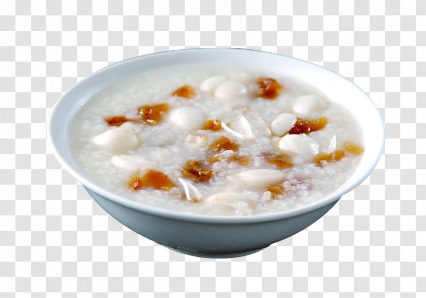 Congee Porridge Gruel Chinese Cuisine Food - Yogurt - Lily Dates Transparent PNG