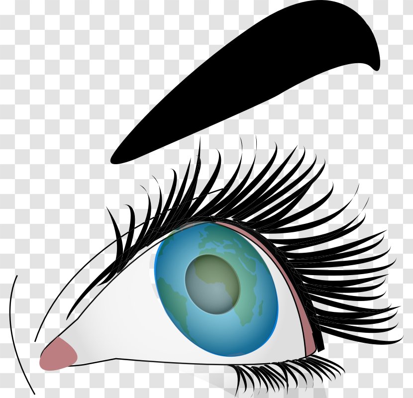 Eye Clip Art - Cartoon - Makeup Clipart Transparent PNG