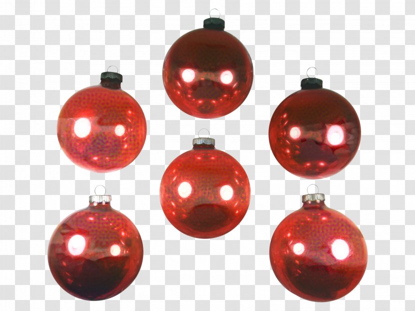 Red Christmas Ball - Ornament - Interior Design Tree Transparent PNG