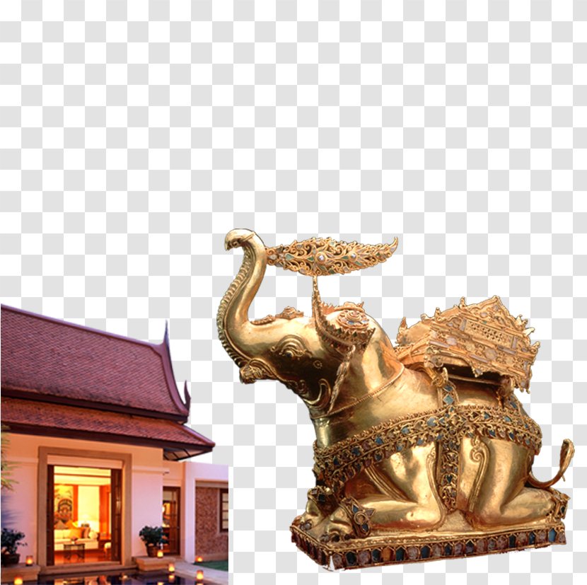 Thailand Elephant - Monument - God Like Material Transparent PNG