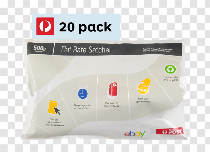 Australia EBay Satchel Bag Flat Rate - Mail Transparent PNG