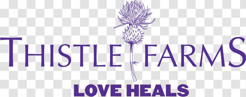 Thistle Farms Logo Brand Font Product - Purple - Melinda May Transparent PNG