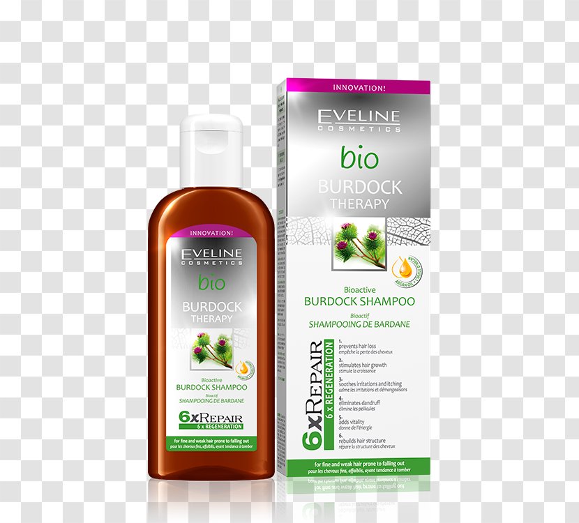 Greater Burdock Hair Care Oil Shampoo - Eveline Cosmetics Transparent PNG