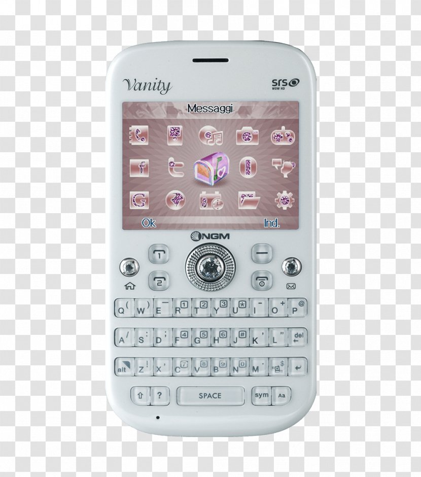 Smartphone Feature Phone NGM Italia VANITY QWERTY Vanity Evo - Subscriber Identity Module - New Mobile Transparent PNG