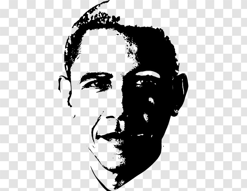 Barack Obama President Of The United States T-shirt Obama's Wars - Monochrome Photography - Mendela Transparent PNG