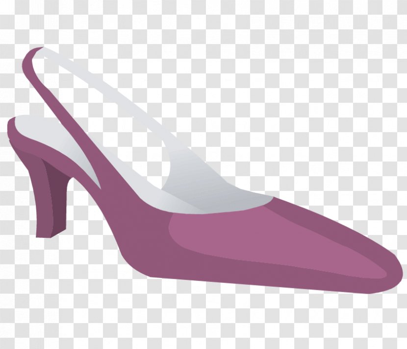 High-heeled Footwear Shoe Purple - Outdoor - Cartoon Shoes Transparent PNG