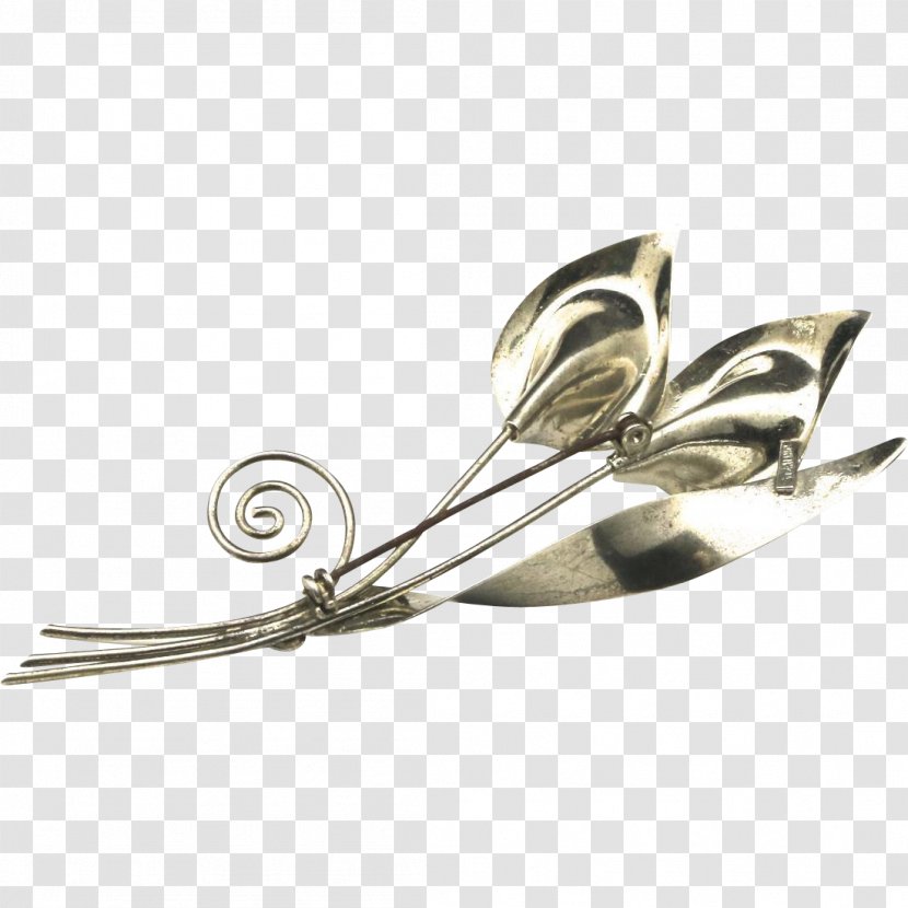 Earring Body Jewellery Silver Cutlery - Callalily Transparent PNG