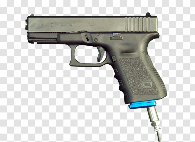 GLOCK 19 9×19mm Parabellum Firearm Pistol - Heart - Handgun Transparent PNG