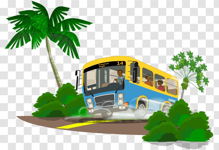 Tour Bus Service Travel Clip Art - Road Trip Transparent PNG