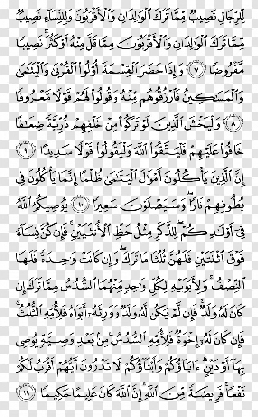 Qur'an Surah Al-A'raf Juz' Mus'haf - Frame - Quran Kareem Transparent PNG