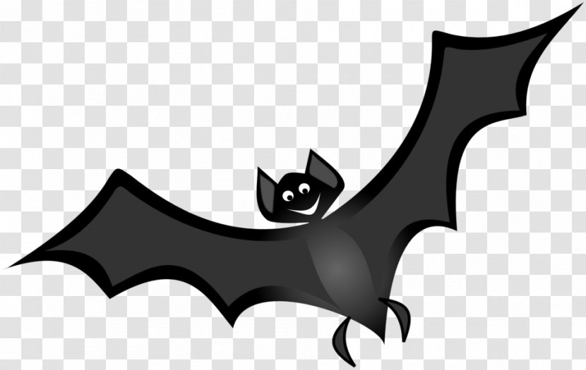 Bat Clip Art - Black Transparent PNG