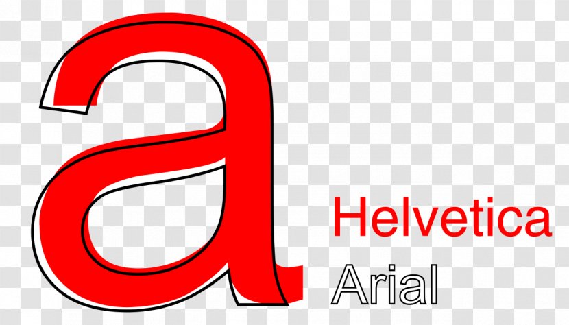 Helvetica Arial Typography Akzidenz-Grotesk Sort - Sansserif - Mockup Transparent PNG