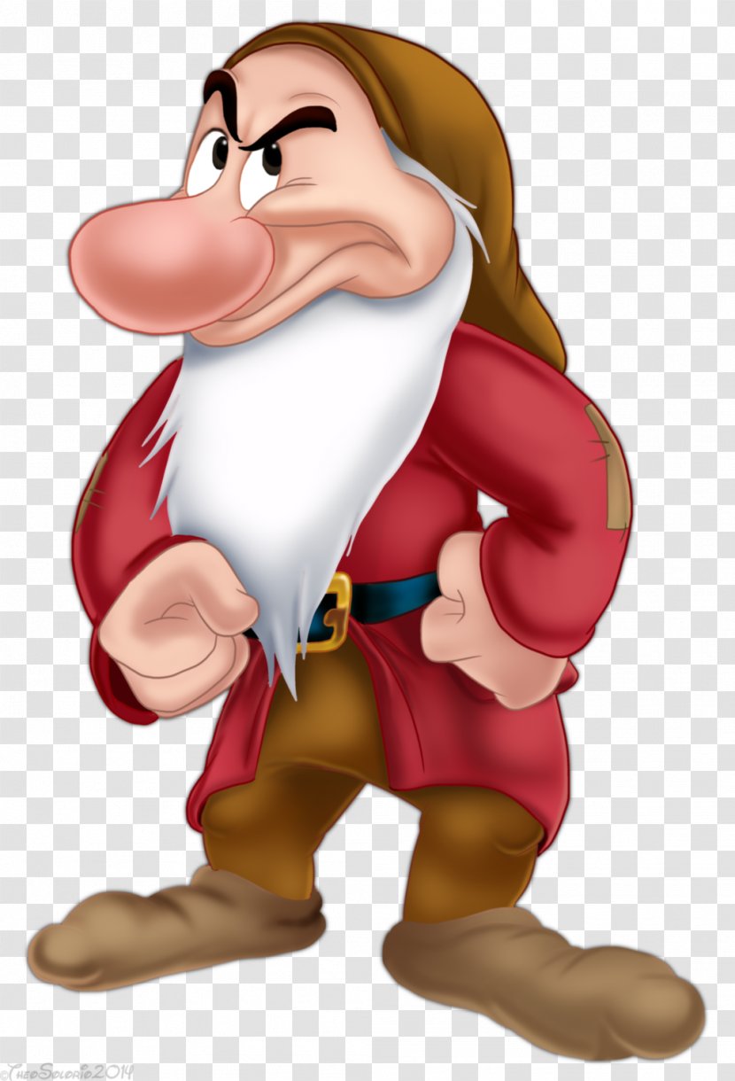 Grumpy Snow White Dopey Seven Dwarfs Bashful - Heart - Dwarf Transparent PNG