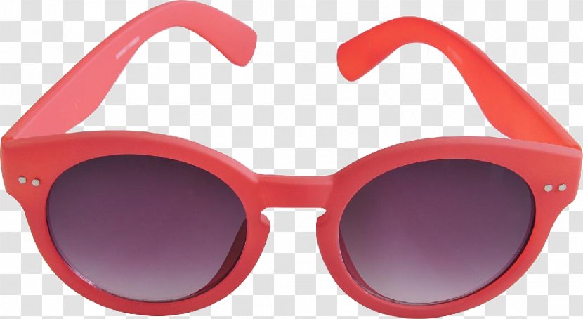 Goggles Sunglasses Plastic - Pink - Glasses Transparent PNG