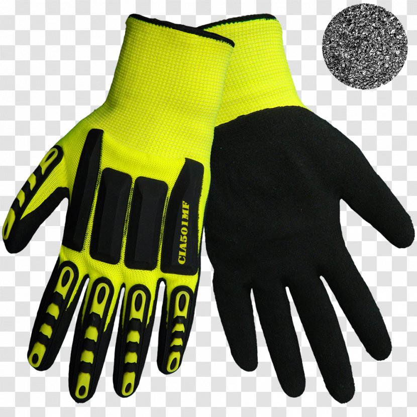 Cut-resistant Gloves Company Nitrile Nylon - Glove - Safety Vest Transparent PNG