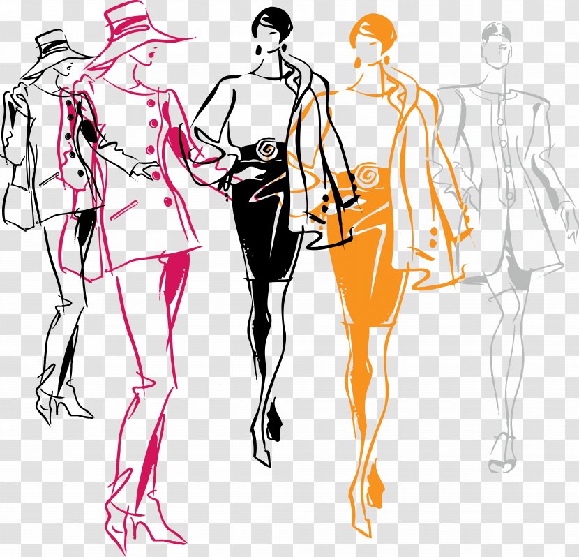 Drawing Magazine De Mode Vogue - Heart - Line Transparent PNG