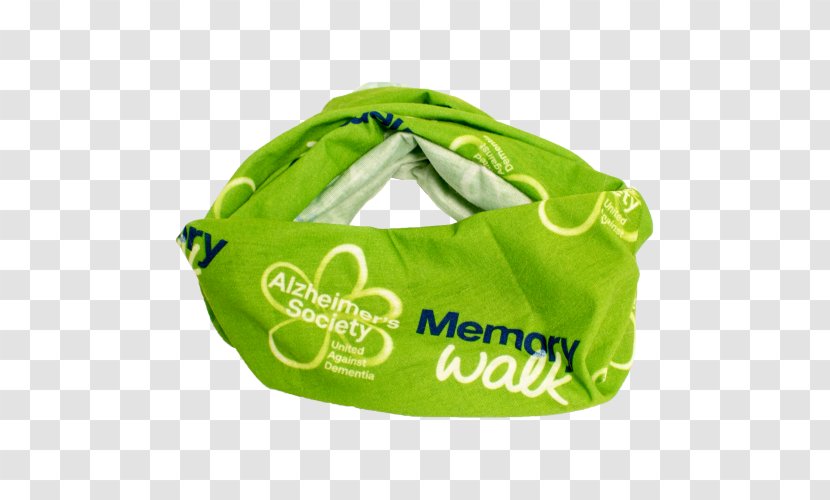 Dog Leash Memory Walk Alzheimer's Society - Watercolor - Green Scarf Transparent PNG