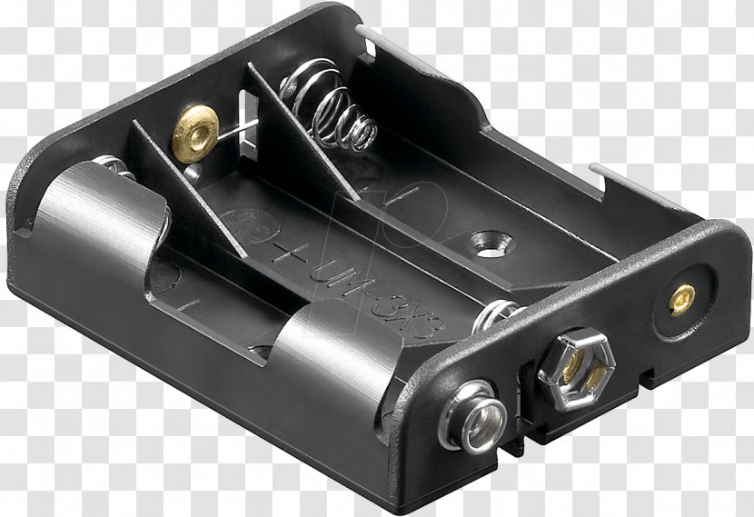 Electric Battery AA Nine-volt Holder Electronics - Electrical Connector - Hal Transparent PNG