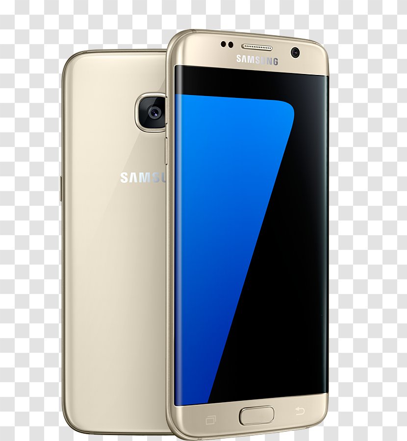 Samsung GALAXY S7 Edge Android Gold Telephone - Galaxy Transparent PNG