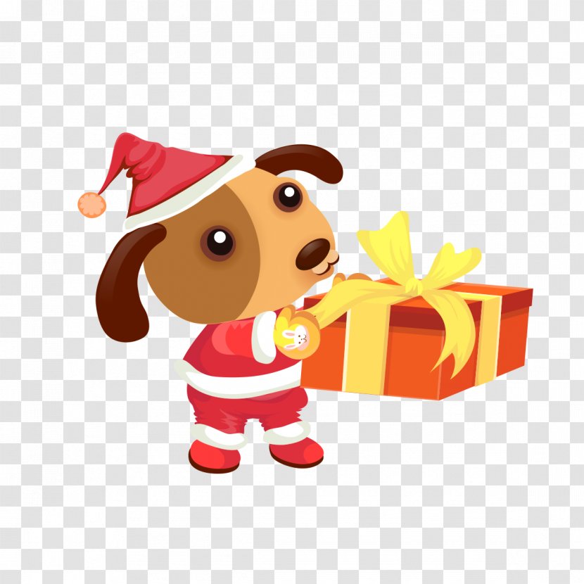 Dog Puppy Gift Gratis - Gifts Transparent PNG