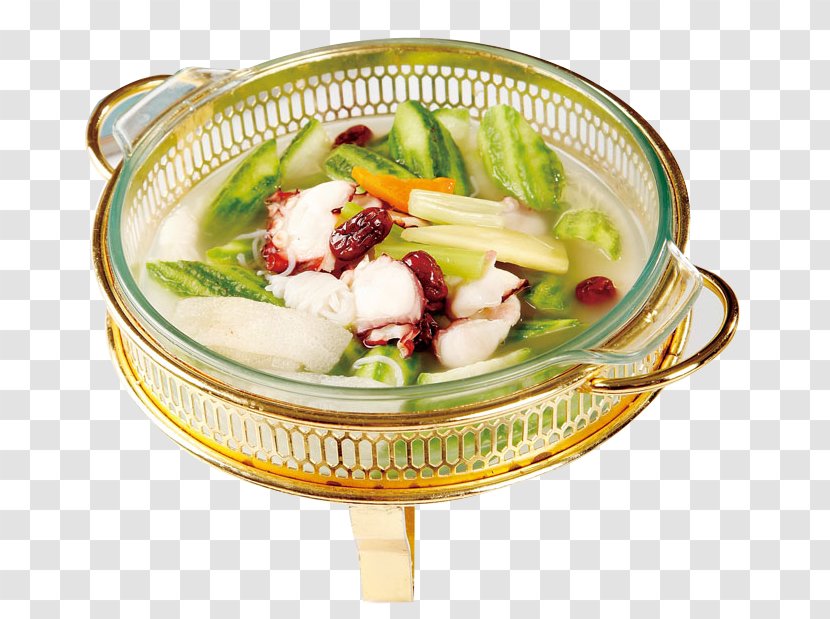 Canh Chua Phallus Indusiatus Asian Cuisine Soup - Tableware - Bamboo Fungus Sheng Health Food Melon Transparent PNG