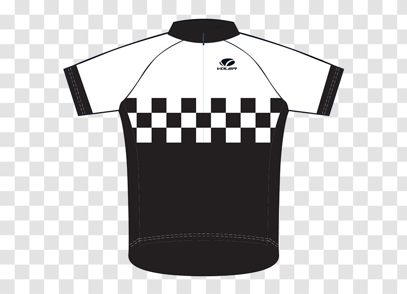 Cycling Jersey T-shirt Check - Checkerboard Transparent PNG